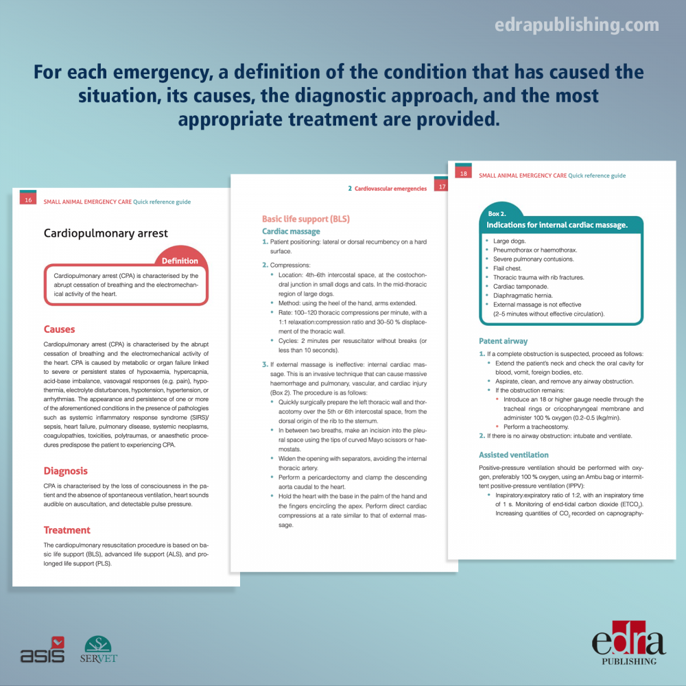 Small Animal Emergency Care. Quick Reference Guide